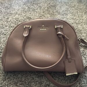 Kate Spade Tan Leather Satchel
